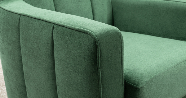 Кресло для отдыха Арно ТК 566 велюр Лаки 20 хвойный зеленый