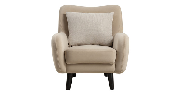 Кресло для отдыха Дакота ТК 582 велюр Vendetta 02 кремовый, Riga 1598 z1 col 6 бежевый