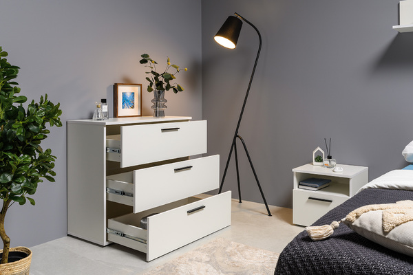 Комод Эйр 16.242 белый PE шагрень