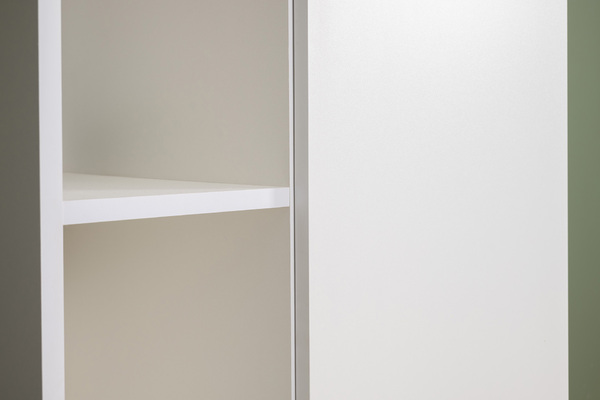 Гостиная Эйр композиция 2 белый PE шагрень, собирается на любую сторону