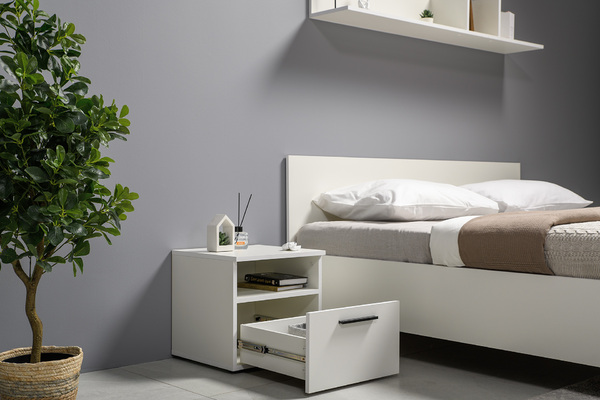 Тумба прикроватная Эйр 16.12 белый PE шагрень