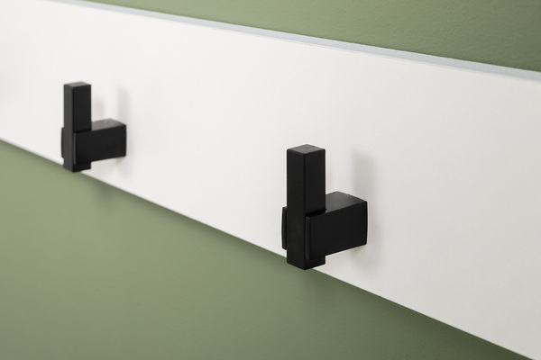 Прихожая Эйр композиция 1 белый PE шагрень, собирается на любую сторону