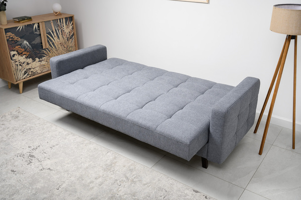 Диван-кровать прямой Эмили ТД 915 велюр серый