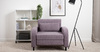 Кресло-кровать Киото ТК 782 велюр Epic 65 lilac сирень