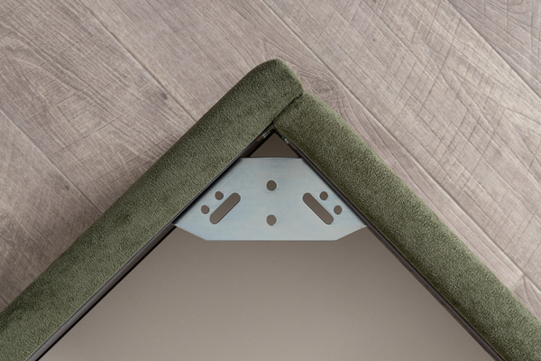 Кровать Марион 140 велюр OCEAN 012 темно-зеленый с ортопедическим основанием и подъемным механизмом (спальное место 140 х 200)