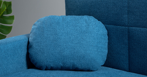 Диван-кровать прямой Тео (120) ТД 908 велюр Danco 784 синий